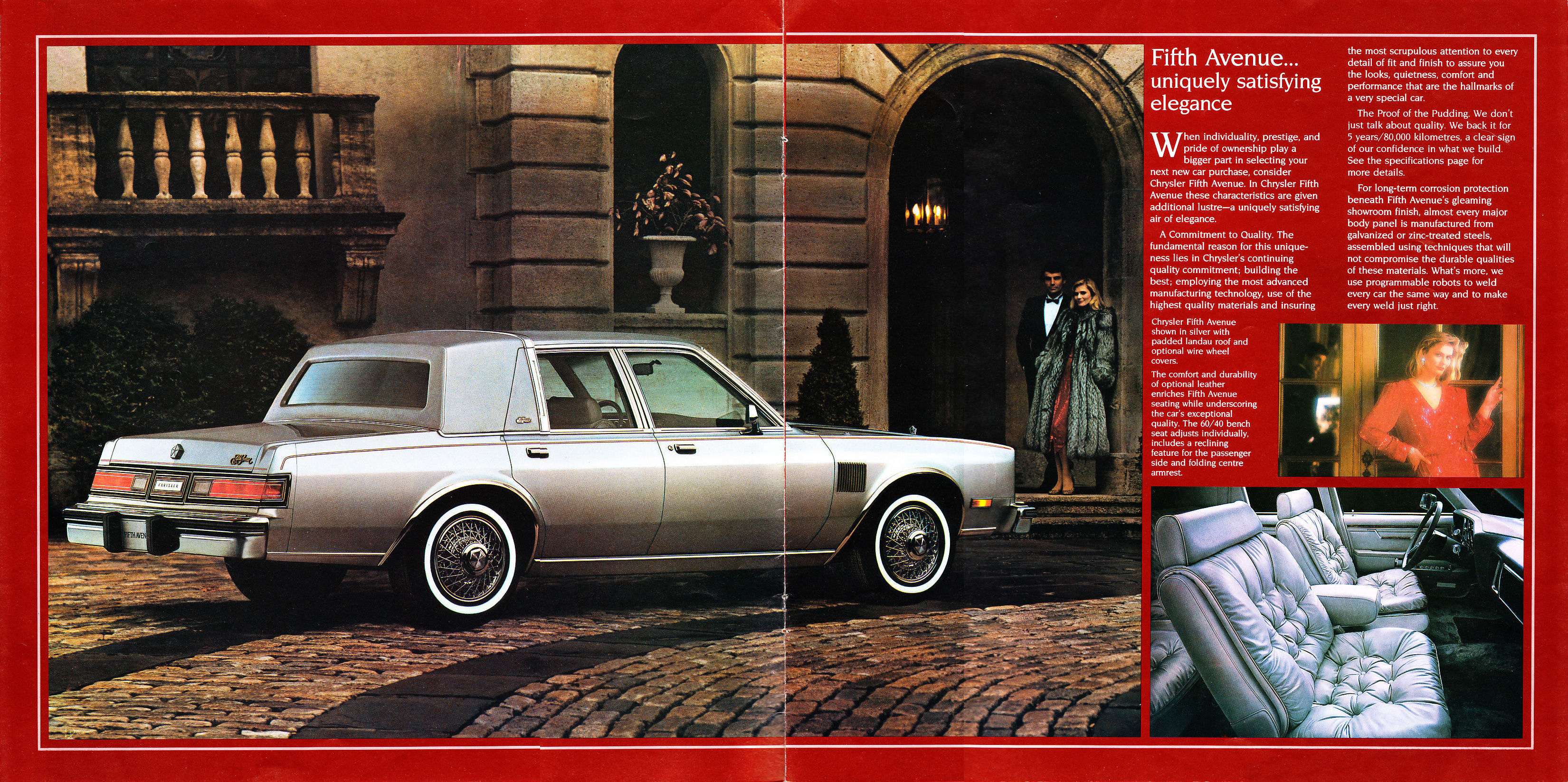 1985 Chrysler 5th Avenue Canadian Brochure Page 5